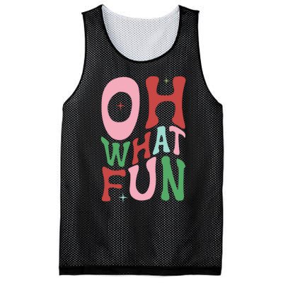 Merry Christmas Gifts Oh What Fun Xmas Gifts Mesh Reversible Basketball Jersey Tank