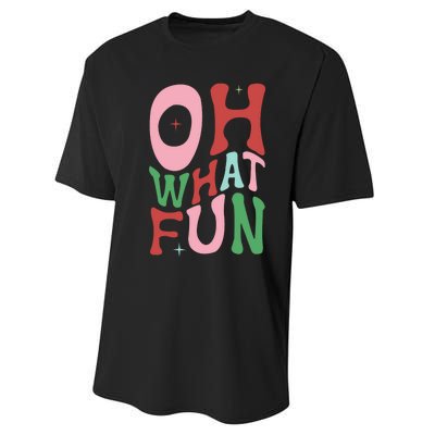 Merry Christmas Gifts Oh What Fun Xmas Gifts Performance Sprint T-Shirt