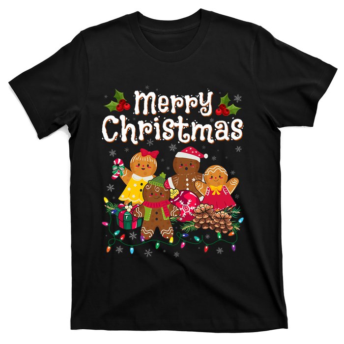 Merry Christmas Gingerbread Cookies T-Shirt