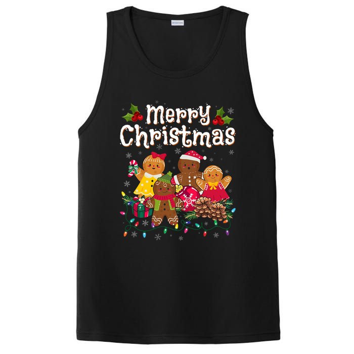 Merry Christmas Gingerbread Cookies PosiCharge Competitor Tank