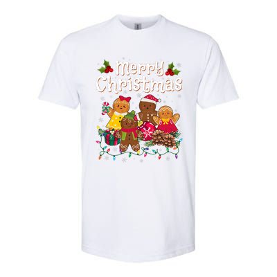 Merry Christmas Gingerbread Cookies Softstyle® CVC T-Shirt