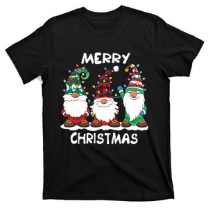 Merry Christmas Gnomes Xmas Family Women T-Shirt