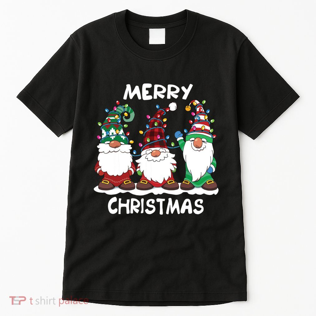 Merry Christmas Gnomes Xmas Family Women Tall T-Shirt