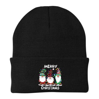 Merry Christmas Gnomes Xmas Family Women Beanie