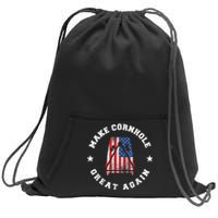 Make Cornhole Great Again Funny USA Sweatshirt Cinch Pack Bag