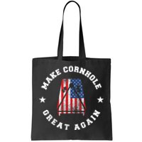 Make Cornhole Great Again Funny USA Tote Bag