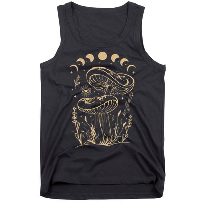 Mushroom Cottagecore Goblincore Aesthetic Fungi Tank Top