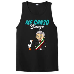 Me Canso Ganso Baby Amlo Cute Lopez Obrador Mexico PosiCharge Competitor Tank