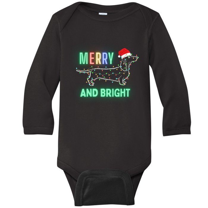 Mom Christmas Grandma Grandpa Uncle Click Make Gift Funny Wiener Give Baby Long Sleeve Bodysuit