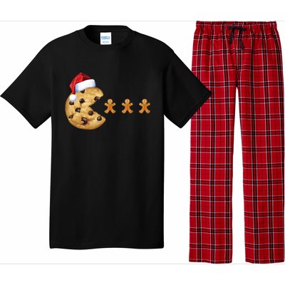 Merry Christmas Gingerbread Cookies Santa Family Matching Cool Gift Pajama Set