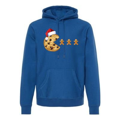 Merry Christmas Gingerbread Cookies Santa Family Matching Cool Gift Premium Hoodie