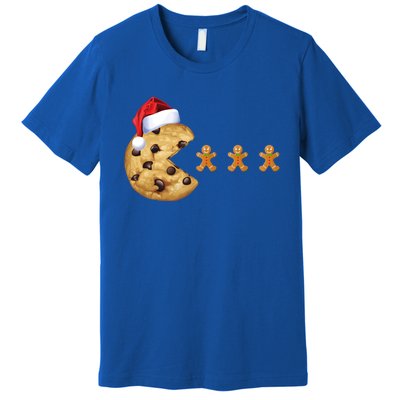 Merry Christmas Gingerbread Cookies Santa Family Matching Cool Gift Premium T-Shirt