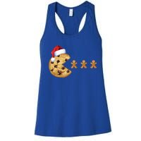 Merry Christmas Gingerbread Cookies Santa Family Matching Cool Gift Women's Racerback Tank