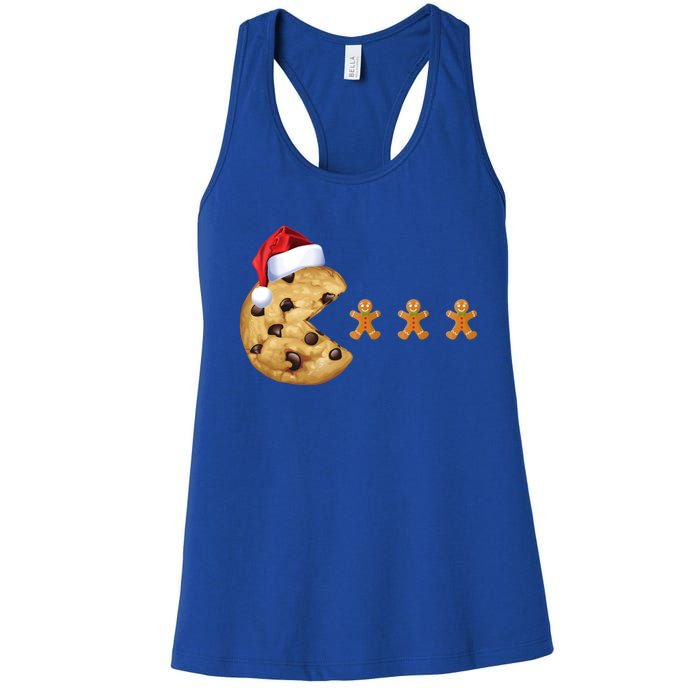 Merry Christmas Gingerbread Cookies Santa Family Matching Cool Gift Women's Racerback Tank