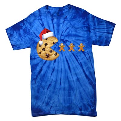 Merry Christmas Gingerbread Cookies Santa Family Matching Cool Gift Tie-Dye T-Shirt