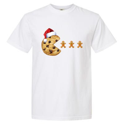 Merry Christmas Gingerbread Cookies Santa Family Matching Cool Gift Garment-Dyed Heavyweight T-Shirt