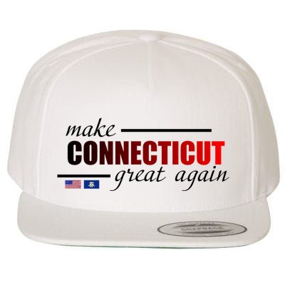 Make Connecticut Great Again Wool Snapback Cap
