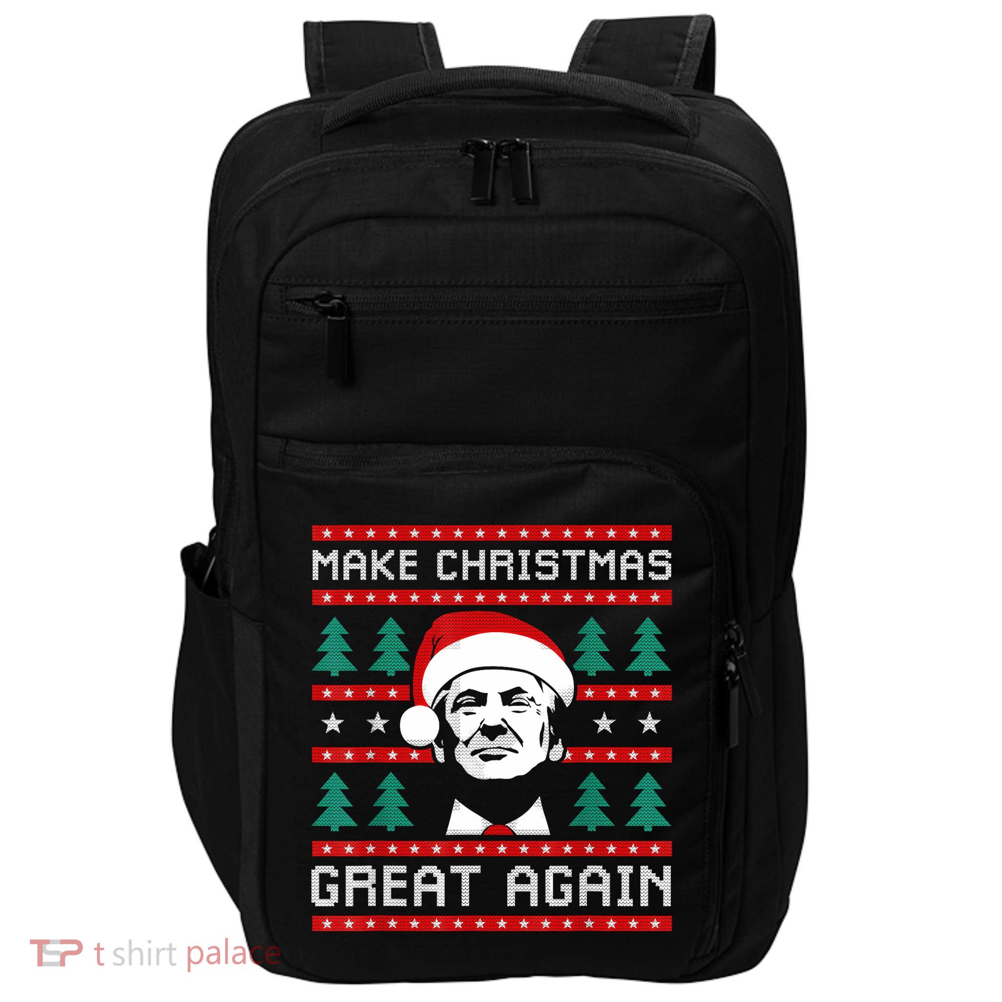 Make Christmas Great Again Trump Impact Tech Backpack