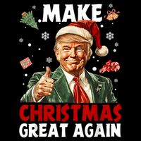 Make Christmas Great Again Santa Funny Trump Xmas Pajamas Impact Tech Backpack