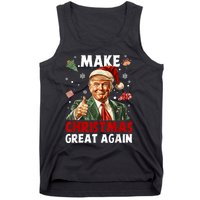 Make Christmas Great Again Santa Funny Trump Xmas Pajamas Tank Top