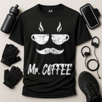 Mr. Coffee Great Coffee Design For Men Cooling Performance Crew T-Shirt