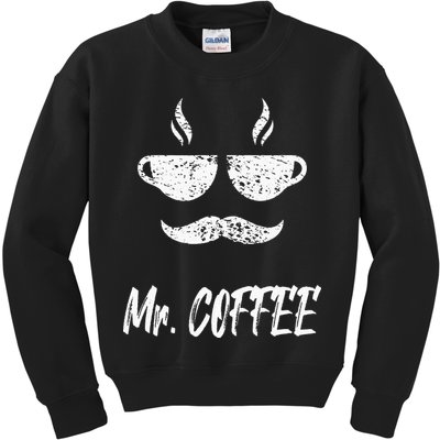 Mr. Coffee Great Coffee Design For Men Kids Sweatshirt
