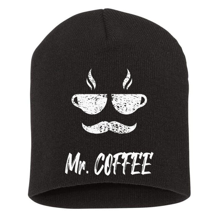 Mr. Coffee Great Coffee Design For Men Short Acrylic Beanie