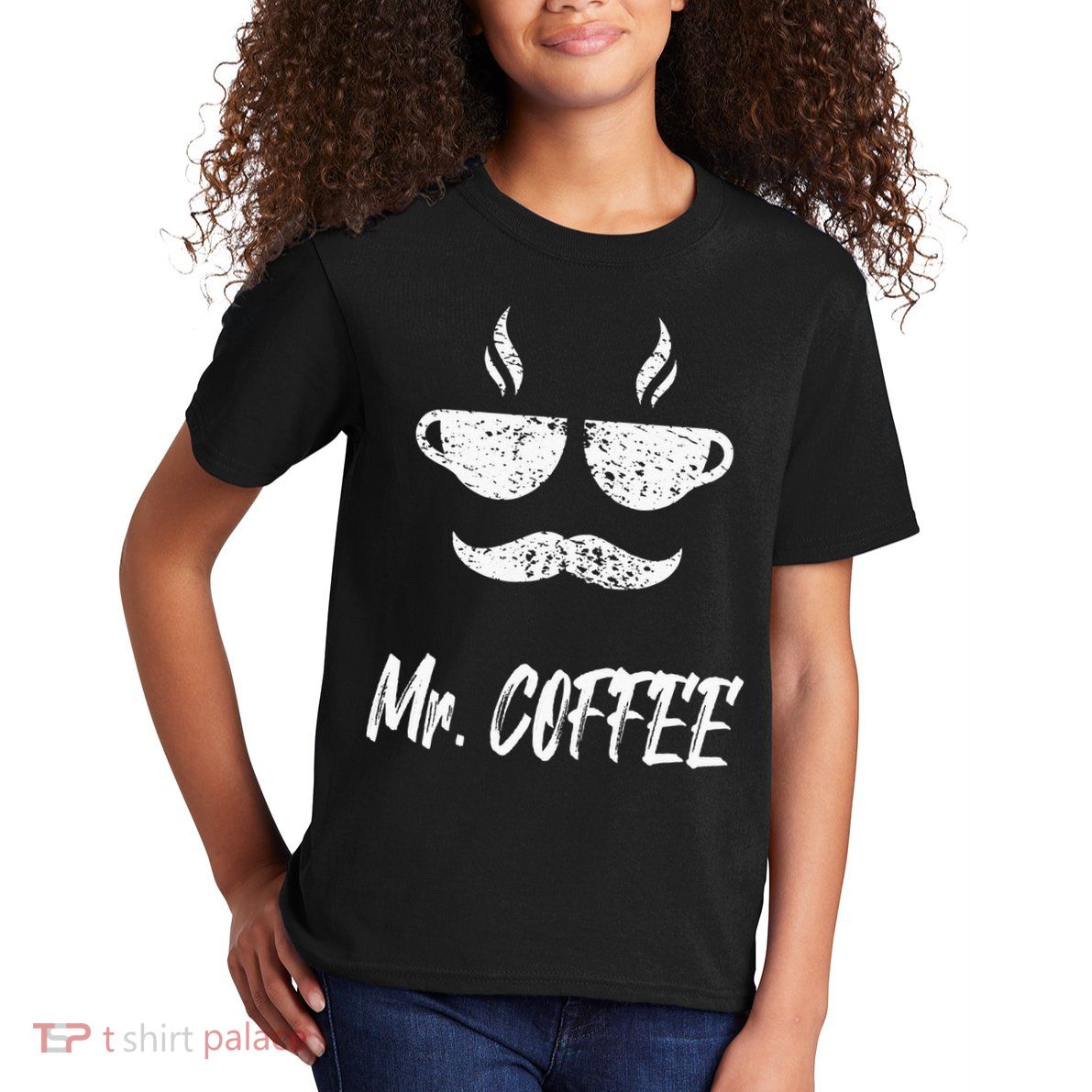 Mr. Coffee Great Coffee Design For Men Kids T-Shirt