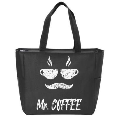 Mr. Coffee Great Coffee Design For Men Zip Tote Bag