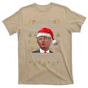 Make Christmas Great Again Xmas Funny Trump Pajamas Ugly T-Shirt