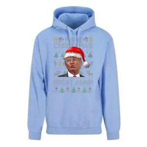 Make Christmas Great Again Xmas Funny Trump Pajamas Ugly Unisex Surf Hoodie