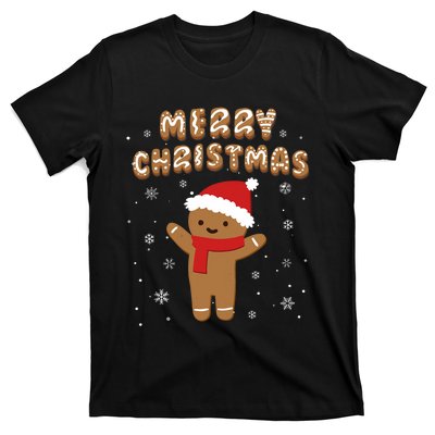 Merry Christmas Gingerbread Merry Christmas Cookie Bakers T-Shirt