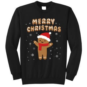 Merry Christmas Gingerbread Merry Christmas Cookie Bakers Tall Sweatshirt