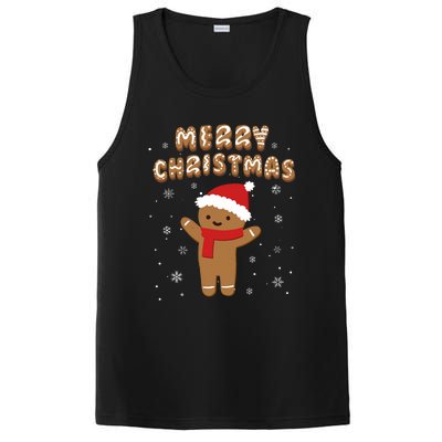 Merry Christmas Gingerbread Merry Christmas Cookie Bakers PosiCharge Competitor Tank