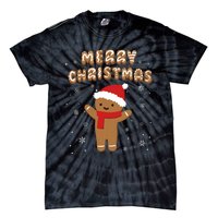 Merry Christmas Gingerbread Merry Christmas Cookie Bakers Tie-Dye T-Shirt