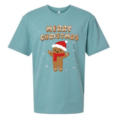 Merry Christmas Gingerbread Merry Christmas Cookie Bakers Sueded Cloud Jersey T-Shirt