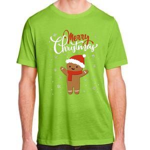 Merry Christmas Gingerbread Xmas Christmas Cookie Bakers Adult ChromaSoft Performance T-Shirt