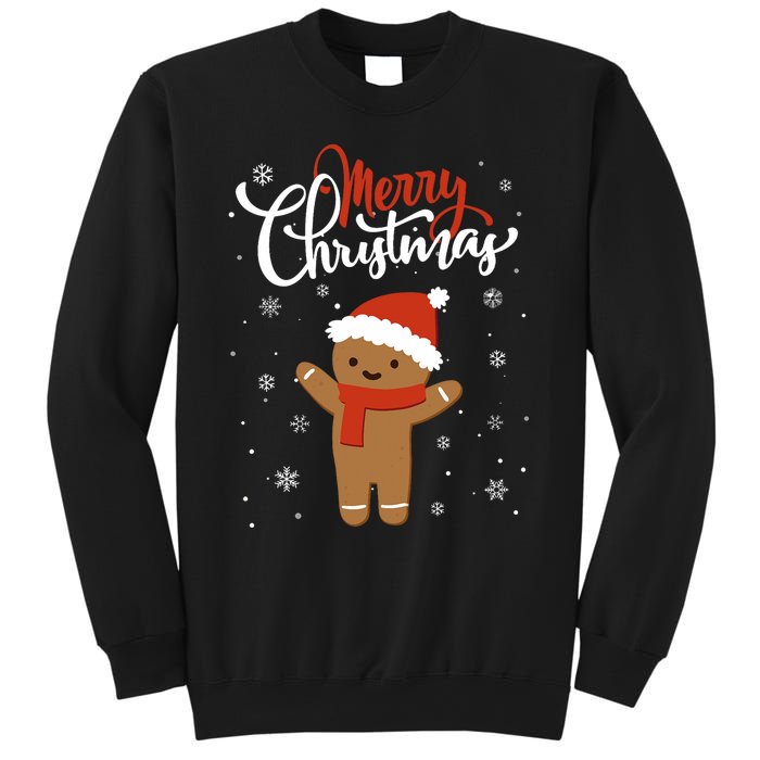 Merry Christmas Gingerbread Xmas Christmas Cookie Bakers Sweatshirt