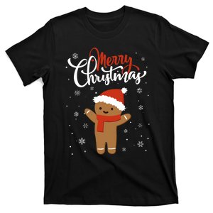 Merry Christmas Gingerbread Xmas Christmas Cookie Bakers T-Shirt