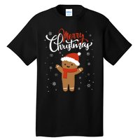 Merry Christmas Gingerbread Xmas Christmas Cookie Bakers Tall T-Shirt