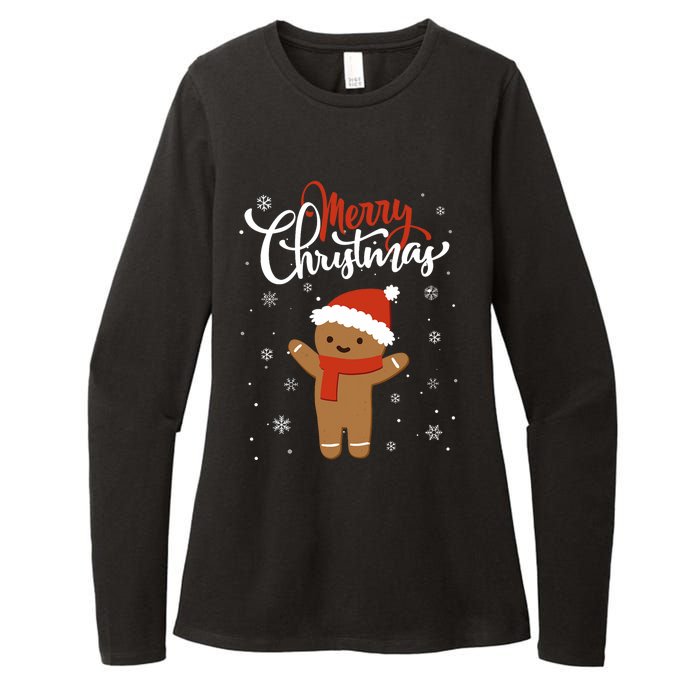 Merry Christmas Gingerbread Xmas Christmas Cookie Bakers Womens CVC Long Sleeve Shirt