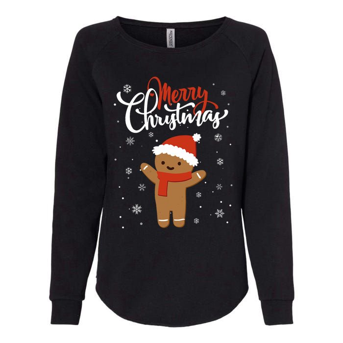 Merry Christmas Gingerbread Xmas Christmas Cookie Bakers Womens California Wash Sweatshirt