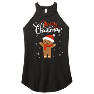 Merry Christmas Gingerbread Xmas Christmas Cookie Bakers Women's Perfect Tri Rocker Tank