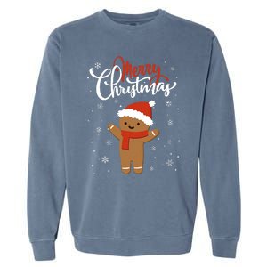 Merry Christmas Gingerbread Xmas Christmas Cookie Bakers Garment-Dyed Sweatshirt