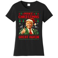 Make Christmas Great Again Pajamas Xmas Trump Santa Ugly Women's T-Shirt