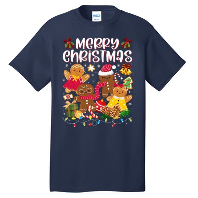 Merry Christmas Gingerbread Cookies Tall T-Shirt