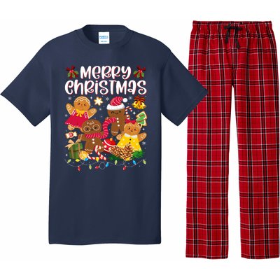 Merry Christmas Gingerbread Cookies Pajama Set