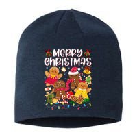 Merry Christmas Gingerbread Cookies Sustainable Beanie