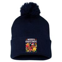 Merry Christmas Gingerbread Cookies Pom Pom 12in Knit Beanie