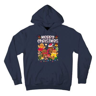 Merry Christmas Gingerbread Cookies Tall Hoodie